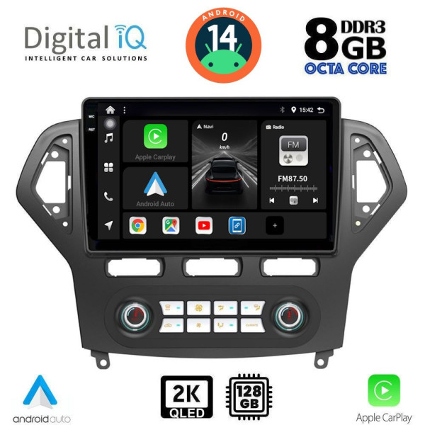 DIGITAL IQ BXF 11162_CPAA CLIMA (10inc) MULTIMEDIA TABLET for FORD MONDEO mod. 2007-2011 DIGITAL IQ BXF 11162_CPAA CLIMA (10inc) MULTIMEDIA TABLET for FORD MONDEO mod. 2007-2011