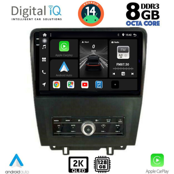 DIGITAL IQ BXF 11165_CPAA (9inc) MULTIMEDIA TABLET for FORD MUSTANG mod. 2010-2015