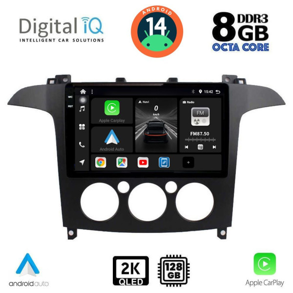 DIGITAL IQ BXF 11175_CPAA A/C (9inc) MULTIMEDIA TABLET for FORD SMAX mod. 2006-2014 DIGITAL IQ BXF 11175_CPAA A/C (9inc) MULTIMEDIA TABLET for FORD SMAX mod. 2006-2014