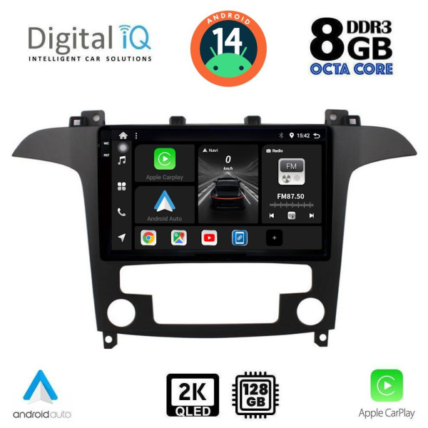 DIGITAL IQ BXF 11175_CPAA CLIMA (9inc) MULTIMEDIA TABLET for FORD SMAX mod. 2006-2014