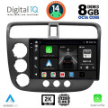 DIGITAL IQ BXF 11187_CPAA (9inc) MULTIMEDIA TABLET for HONDA CIVIC 4D mod. 2001-2006