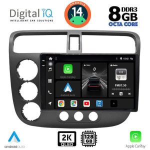 DIGITAL IQ BXF 11187_CPAA (9inc) MULTIMEDIA TABLET for HONDA CIVIC 4D mod. 2001-2006