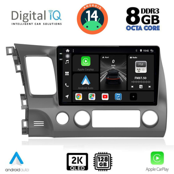 DIGITAL IQ BXF 11188_CPAA (10inc) MULTIMEDIA TABLET for HONDA CIVIC 4D mod. 2006-2012
