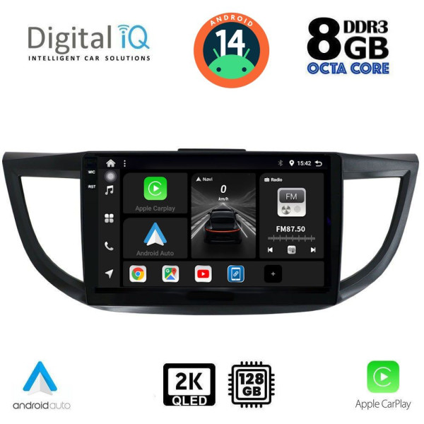 DIGITAL IQ BXF 11198_CPAA (10inc) MULTIMEDIA TABLET for HONDA CRV mod. 2013-2017