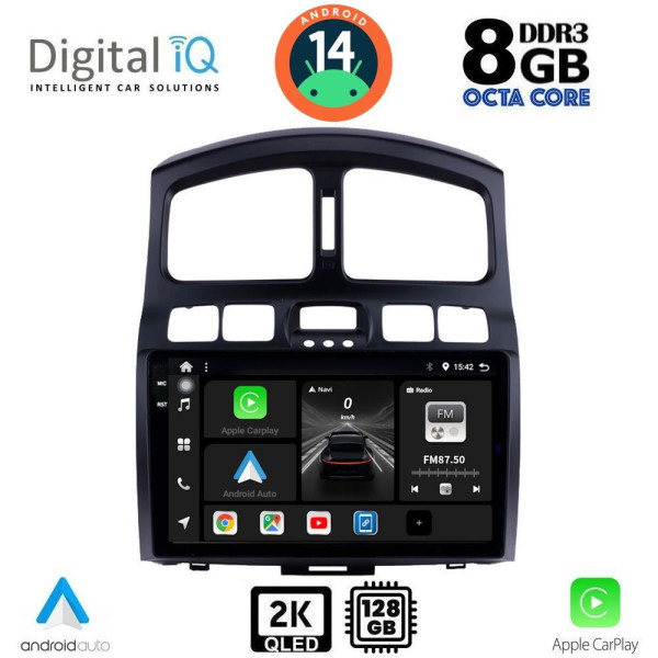 DIGITAL IQ BXF 11236_CPAA (9inc) MULTIMEDIA TABLET for HYUNDAI SANTA FE mod. 2003-2006 DIGITAL IQ BXF 11236_CPAA (9inc) MULTIMEDIA TABLET for HYUNDAI SANTA FE mod. 2003-2006
