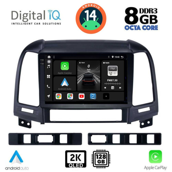DIGITAL IQ BXF 11239_CPAA (9inc) MULTIMEDIA TABLET for HYUNDAI SANTA FE mod. 2005-2013 DIGITAL IQ BXF 11239_CPAA (9inc) MULTIMEDIA TABLET for HYUNDAI SANTA FE mod. 2005-2013