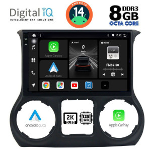 DIGITAL IQ BXF 11296_CPAA (10inc) MULTIMEDIA TABLET for JEEP WRANGLER  mod. 2014-2017