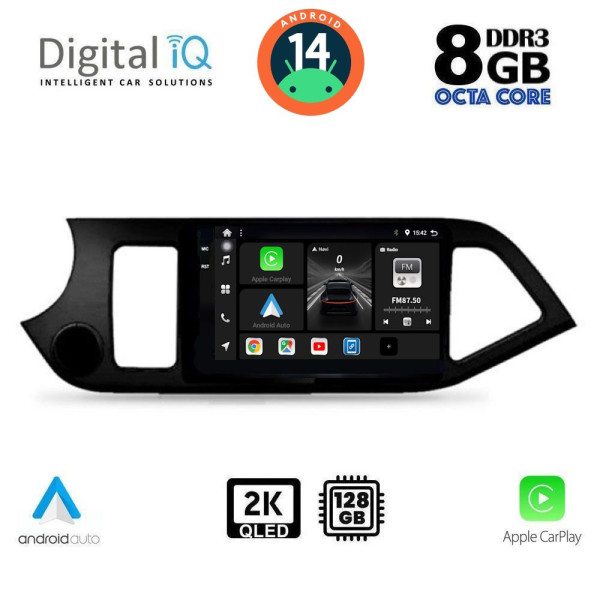 DIGITAL IQ BXF 11308_CPAA (9inc) MULTIMEDIA TABLET for KIA PICANTO mod. 2011-2017 DIGITAL IQ BXF 11308_CPAA (9inc) MULTIMEDIA TABLET for KIA PICANTO mod. 2011-2017