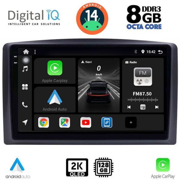 DIGITAL IQ BXF 11421_CPAA (10inc) MULTIMEDIA TABLET for MERCEDES VITO – VIANO  (W447) mod. 2015-2022