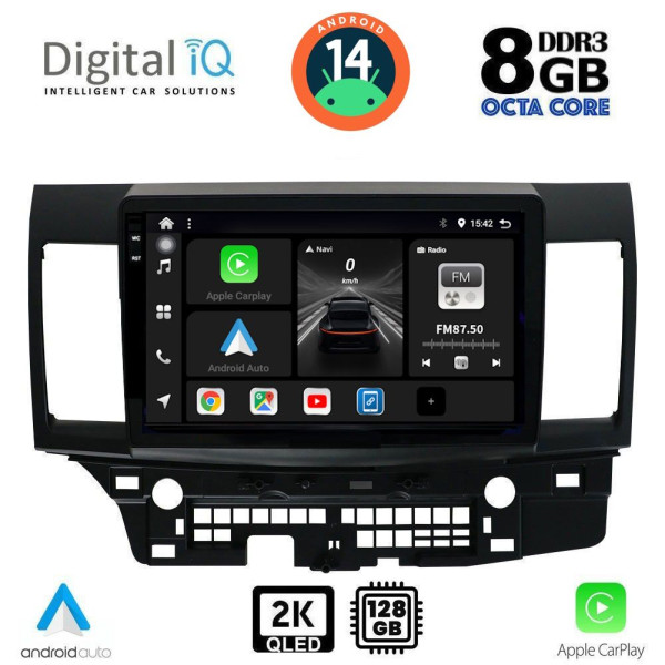 DIGITAL IQ BXF 11434_CPAA (10inc) MULTIMEDIA TABLET for MITSUBISHI LANCER mod. 2008> DIGITAL IQ BXF 11434_CPAA (10inc) MULTIMEDIA TABLET for MITSUBISHI LANCER mod. 2008>