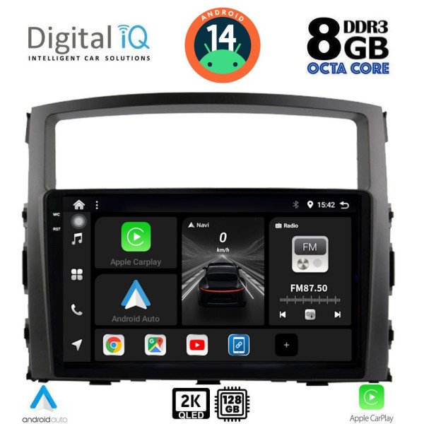 DIGITAL IQ BXF 11446_CPAA (9inc) MULTIMEDIA TABLET for MITSUBISHI PAJERO mod. 2006-2013 DIGITAL IQ BXF 11446_CPAA (9inc) MULTIMEDIA TABLET for MITSUBISHI PAJERO mod. 2006-2013
