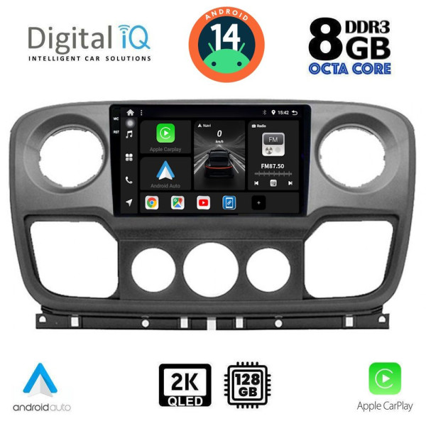 DIGITAL IQ BXF 11463_CPAA (10inc) MULTIMEDIA TABLET for NISSAN NV400 - OPEL MOVANO - RENAULT MASTER mod. 2010-2020 DIGITAL IQ BXF 11463_CPAA (10inc) MULTIMEDIA TABLET for NISSAN NV400 - OPEL MOVANO - RENAULT MASTER mod. 2010-2020