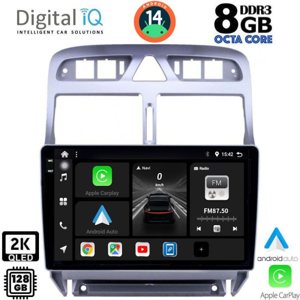 DIGITAL IQ BXF 11512_CPAA (9inc) MULTIMEDIA TABLET for PEUGEOT 307 mod. 2001-2008 DIGITAL IQ BXF 11512_CPAA (9inc) MULTIMEDIA TABLET for PEUGEOT 307 mod. 2001-2008