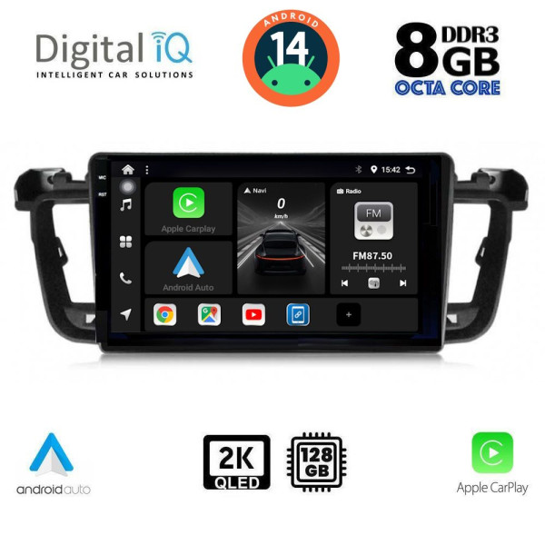 DIGITAL IQ BXF 11518_CPAA (9inc) MULTIMEDIA TABLET for PEUGEOT 508 mod. 2010-2016 DIGITAL IQ BXF 11518_CPAA (9inc) MULTIMEDIA TABLET for PEUGEOT 508 mod. 2010-2016