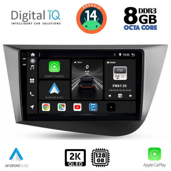 DIGITAL IQ BXF 11574_CPAA (9inc) MULTIMEDIA TABLET for SEAT LEON mod. 2005-2012 DIGITAL IQ BXF 11574_CPAA (9inc) MULTIMEDIA TABLET for SEAT LEON mod. 2005-2012