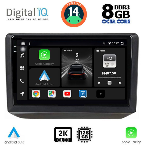 DIGITAL IQ BXF 11581_CPAA (10inc) MULTIMEDIA TABLET for SKODA FABIA mod. 2008-2014