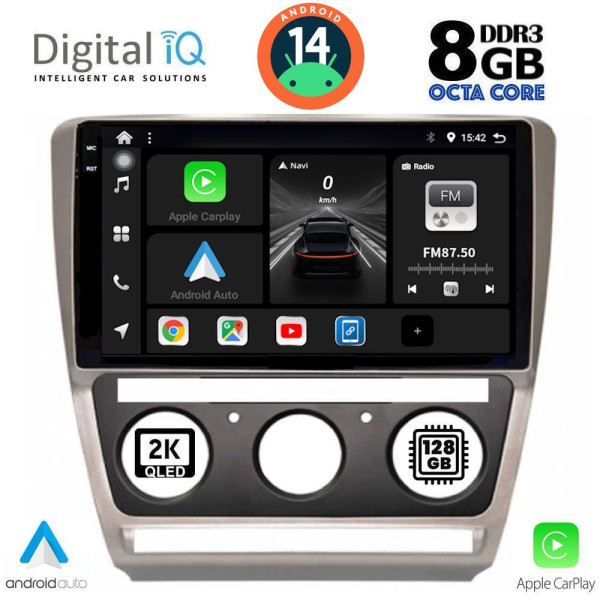 DIGITAL IQ BXF 11595_CPAA (10inc) MULTIMEDIA TABLET for SKODA OCTAVIA 5 mod. 2005-2012