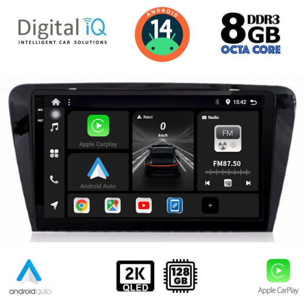 DIGITAL IQ BXF 11597_CPAA (10inc) MULTIMEDIA TABLET for SKODA OCTAVIA 7 mod. 2013-2021