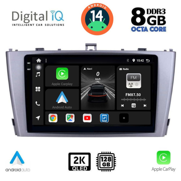 DIGITAL IQ BXF 11705_CPAA (9inc) MULTIMEDIA TABLET for TOYOTA AVENSIS (T27) mod. 2009-2015 DIGITAL IQ BXF 11705_CPAA (9inc) MULTIMEDIA TABLET for TOYOTA AVENSIS (T27) mod. 2009-2015