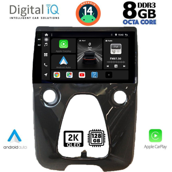 DIGITAL IQ BXF 11708_CPAA A/C (10inc) MULTIMEDIA TABLET for CITROEN C1-PEUGEOT 108-TOYOTA AYGO mod. 2014>