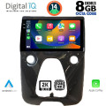 DIGITAL IQ BXF 11708_CPAA A/C (10inc) MULTIMEDIA TABLET for CITROEN C1-PEUGEOT 108-TOYOTA AYGO mod. 2014>