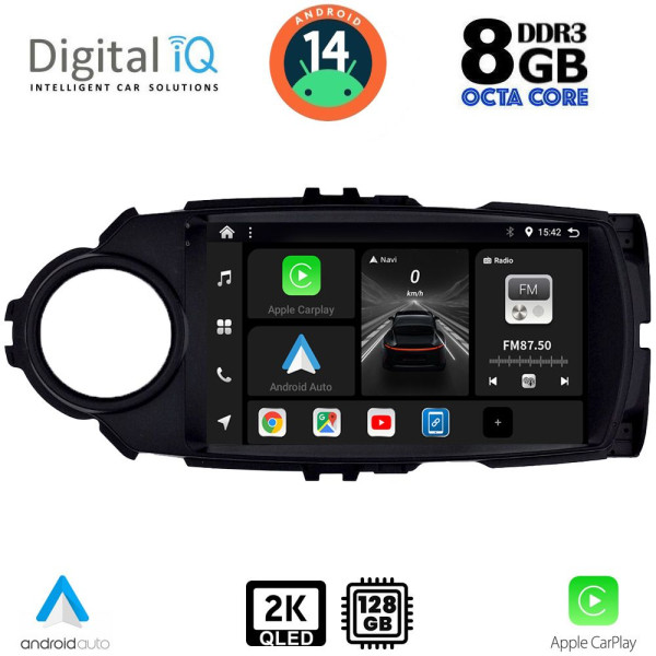 DIGITAL IQ BXF 11737FL_CPAA (9inc) MULTIMEDIA TABLET for TOYOTA YARIS mod. 2015-2020