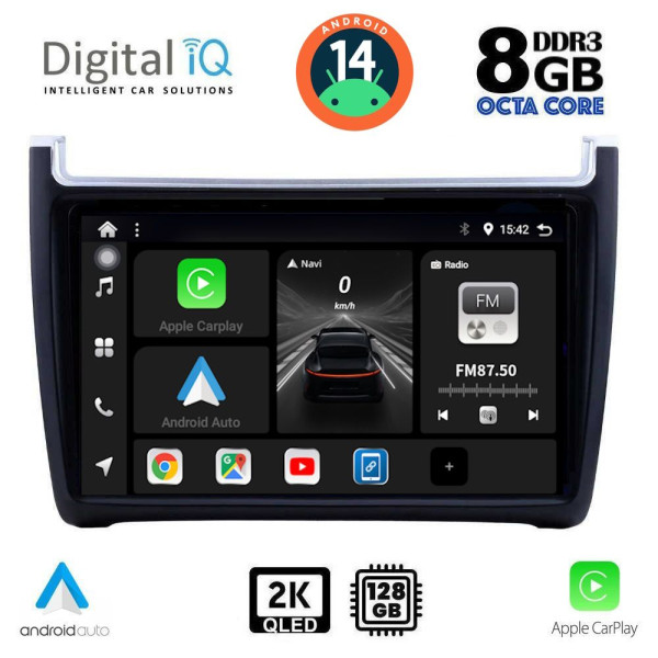 DIGITAL IQ BXF 11757_CPAA (9inc) MULTIMEDIA TABLET for VW POLO mod. 2014-2017 DIGITAL IQ BXF 11757_CPAA (9inc) MULTIMEDIA TABLET for VW POLO mod. 2014-2017