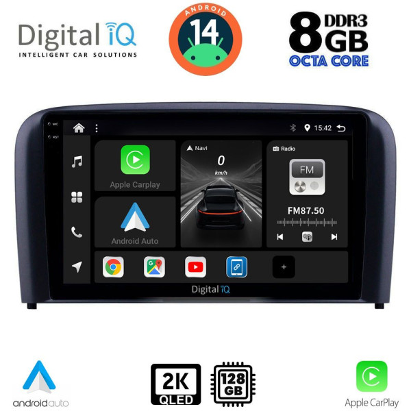 DIGITAL IQ BXF 11786_CPAA (9inc) MULTIMEDIA TABLET for VOLVO S80 mod. 1998-2006 DIGITAL IQ BXF 11786_CPAA (9inc) MULTIMEDIA TABLET for VOLVO S80 mod. 1998-2006