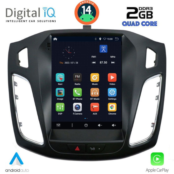 DIGITAL IQ BXC 3855_CPAA TESLA STYLE for FORD FOCUS mod. 2011-2017 DIGITAL IQ BXC 3855_CPAA TESLA STYLE for FORD FOCUS mod. 2011-2017