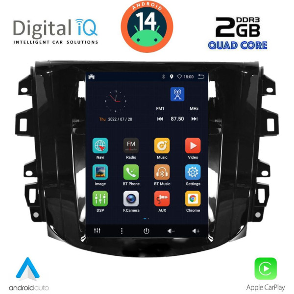 DIGITAL IQ BXC 3856_CPAA TESLA STYLE for NISSAN NAVARA mod. 2018> DIGITAL IQ BXC 3856_CPAA TESLA STYLE for NISSAN NAVARA mod. 2018>