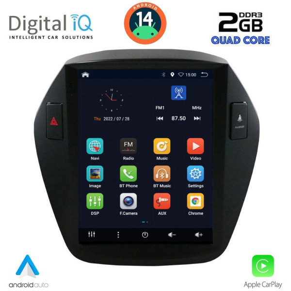 DIGITAL IQ BXC 3896_CPAA TESLA STYLE for HYUNDAI IX35 mod. 2010-2015 DIGITAL IQ BXC 3896_CPAA TESLA STYLE for HYUNDAI IX35 mod. 2010-2015