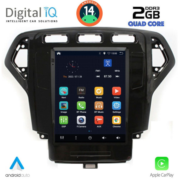 DIGITAL IQ BXC 3957_CPAA TESLA STYLE for FORD MONDEO mod. 2007-2010 DIGITAL IQ BXC 3957_CPAA TESLA STYLE for FORD MONDEO mod. 2007-2010