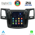 DIGITAL IQ BXC 3965_CPAA TESLA STYLE for TOYOTA HILUX mod. 2005-2015 DIGITAL IQ BXC 3965_CPAA TESLA STYLE for TOYOTA HILUX mod. 2005-2015