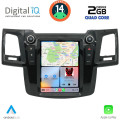DIGITAL IQ BXC 3965_CPAA TESLA STYLE for TOYOTA HILUX mod. 2005-2015 DIGITAL IQ BXC 3965_CPAA TESLA STYLE for TOYOTA HILUX mod. 2005-2015