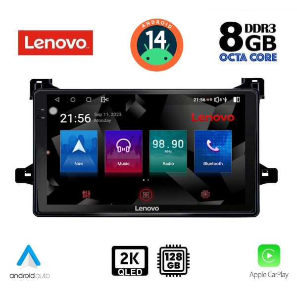 LENOVO SSW 10727_CPA (9inc) MULTIMEDIA TABLET for TOYOTA PRIUS mod. 2016-2020
