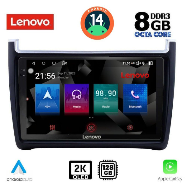 LENOVO SSW 10757_CPA (9inc) MULTIMEDIA TABLET for VW POLO mod. 2014-2017 LENOVO SSW 10757_CPA (9inc) MULTIMEDIA TABLET for VW POLO mod. 2014-2017