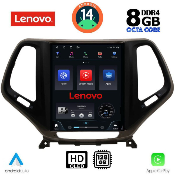 LENOVO SSW 10984_CPA TESLA STYLE for JEEP CHEROKEE mod. 2014> LENOVO SSW 10984_CPA TESLA STYLE for JEEP CHEROKEE mod. 2014>