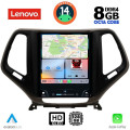 LENOVO SSW 10984_CPA TESLA STYLE for JEEP CHEROKEE mod. 2014> LENOVO SSW 10984_CPA TESLA STYLE for JEEP CHEROKEE mod. 2014>
