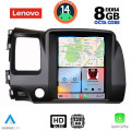 LENOVO SSW 10988_CPA TESLA STYLE for HONDA CIVIC 4D mod. 2006-2012 LENOVO SSW 10988_CPA TESLA STYLE for HONDA CIVIC 4D mod. 2006-2012