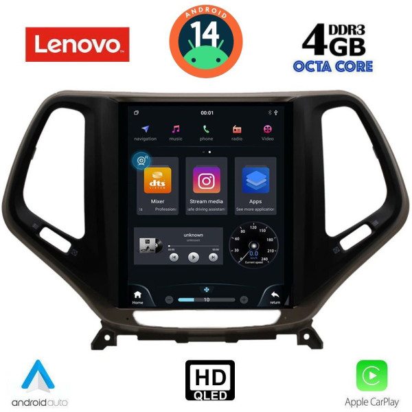 LENOVO SSX 9984_CPA TESLA STYLE for JEEP CHEROKEE mod. 2014> LENOVO SSX 9984_CPA TESLA STYLE for JEEP CHEROKEE mod. 2014>