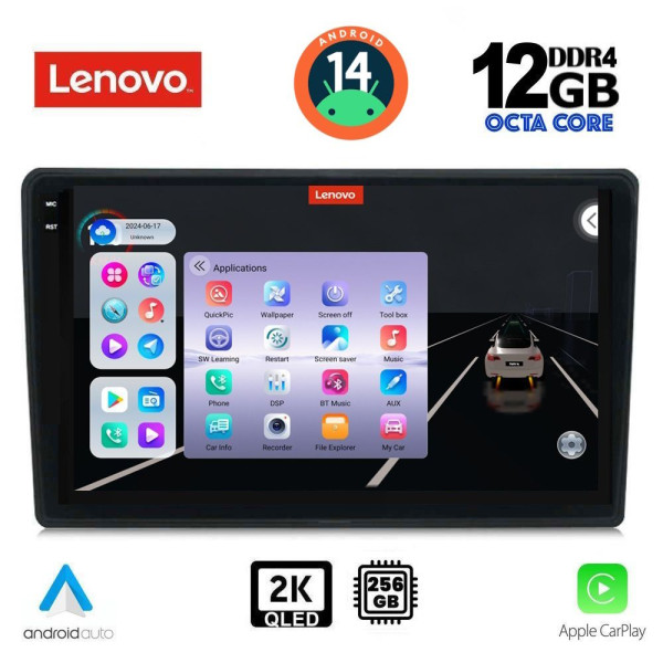 LENOVO SSZ 12735_CPA DASH (9inc) MULTIMEDIA TABLET for TOYOTA YARIS mod. 1999-2006