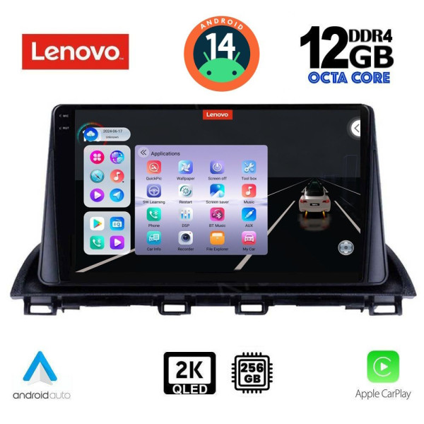 LENOVO SSZ 12367_CPA (9inc) MULTIMEDIA TABLET for MAZDA 3 mod. 2014> LENOVO SSZ 12367_CPA (9inc) MULTIMEDIA TABLET for MAZDA 3 mod. 2014>