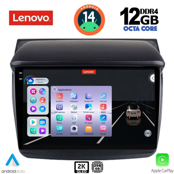 LENOVO SSZ 12436_CPA (9inc) MULTIMEDIA TABLET for MITSUBISHI L200 mod. 2006-2015 LENOVO SSZ 12436_CPA (9inc) MULTIMEDIA TABLET for MITSUBISHI L200 mod. 2006-2015