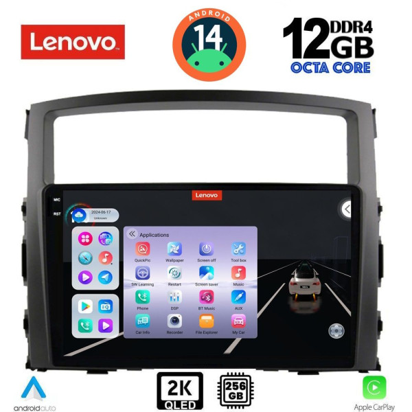 LENOVO SSZ 12446_CPA (9inc) MULTIMEDIA TABLET for MITSUBISHI PAJERO mod. 2006-2013 LENOVO SSZ 12446_CPA (9inc) MULTIMEDIA TABLET for MITSUBISHI PAJERO mod. 2006-2013