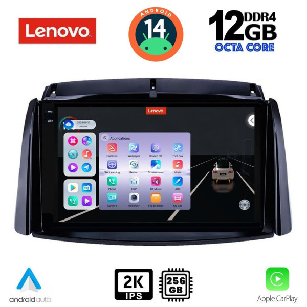 LENOVO SSZ 12551_CPA (9inc) MULTIMEDIA TABLET for RENAULT KOLEOS mod. 2006-2016 LENOVO SSZ 12551_CPA (9inc) MULTIMEDIA TABLET for RENAULT KOLEOS mod. 2006-2016