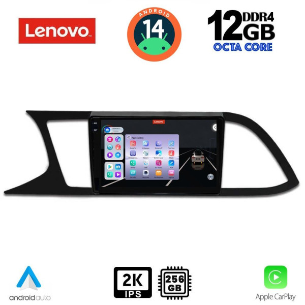 LENOVO SSZ 12575_CPA (9inc) MULTIMEDIA TABLET for SEAT LEON mod. 2012-2021 LENOVO SSZ 12575_CPA (9inc) MULTIMEDIA TABLET for SEAT LEON mod. 2012-2021