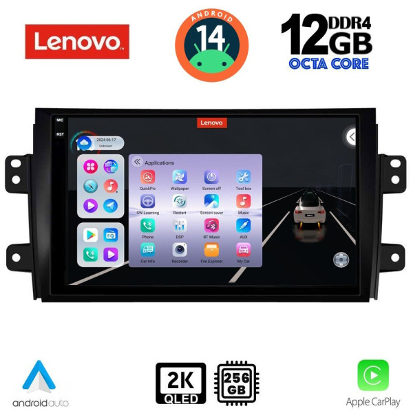 LENOVO SSZ 12688_CPA (9inc) MULTIMEDIA TABLET for FIAT SEDICI – SUZUKI SX4 mod. 2005-2013