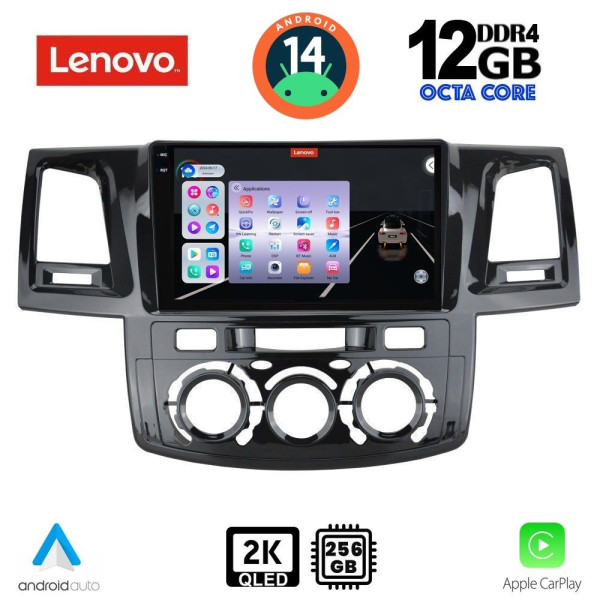LENOVO SSZ 12720_CPA (9inc) MULTIMEDIA TABLET for TOYOTA HILUX mod. 2005-2016 LENOVO SSZ 12720_CPA (9inc) MULTIMEDIA TABLET for TOYOTA HILUX mod. 2005-2016