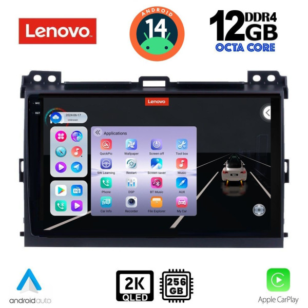 LENOVO SSZ 12723_CPA (9inc) MULTIMEDIA TABLET for TOYOTA LANDCRUISER mod. 2002-2008 LENOVO SSZ 12723_CPA (9inc) MULTIMEDIA TABLET for TOYOTA LANDCRUISER mod. 2002-2008