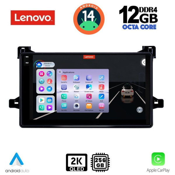 LENOVO SSZ 12727_CPA (9inc) MULTIMEDIA TABLET for TOYOTA PRIUS mod. 2016-2020 LENOVO SSZ 12727_CPA (9inc) MULTIMEDIA TABLET for TOYOTA PRIUS mod. 2016-2020